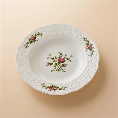 Karaca Vintage Rose Çukur Tabak 22 cm