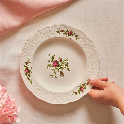 Karaca Vintage Rose Çukur Tabak 22 cm