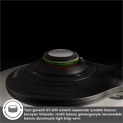 Karaca Vitasafe Düdüklü Tencere Seti 4+6 Litre