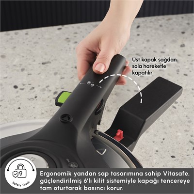 Karaca Vitasafe Düdüklü Tencere Seti 4+6 Litre