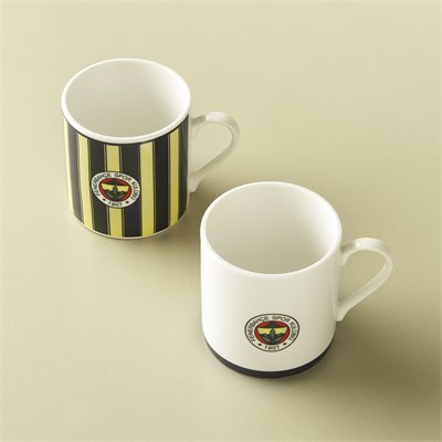 Karaca x Fenerbahçe Lisanslı 2 Kişilik Çay Fincan Takımı 230 ml