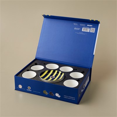 Karaca x Fenerbahçe Lisanslı 6 Kişilik Kahve Fincan Takımı 80 ml