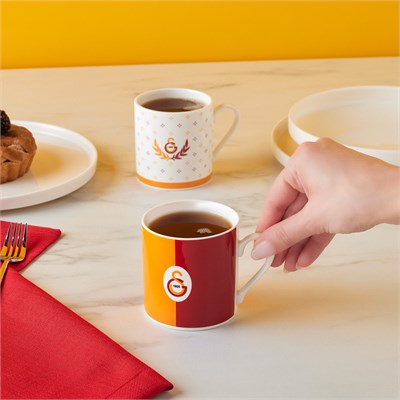 Karaca x Galatasaray Lisanslı 2 Kişilik Çay Fincan Takımı 230 ml