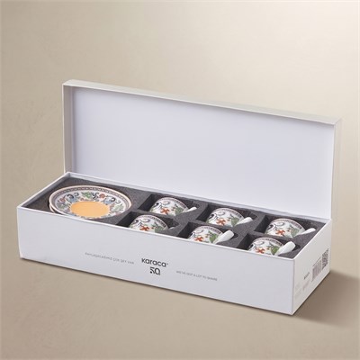 Karaca Yasemen 6 Kişilik Kahve Fincan Takımı 80 ml