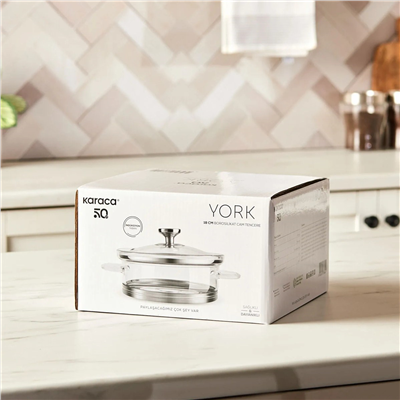Karaca York Borosilikat Cam Tencere