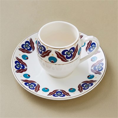 Karaca Zerda 6 Kişilik Kahve Fincan Takımı 80 ml