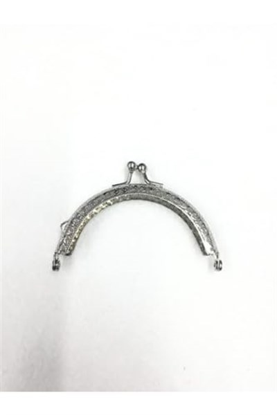 karan tuhafiye Çanta Ve Cüzdan Klipsi Oval 12 Cm Gümüş