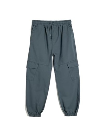 Kargo Jogger Pantolon Cepli Beli Bağlamalı
