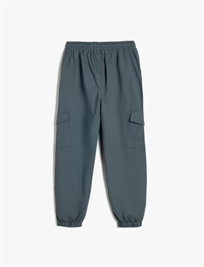 Kargo Jogger Pantolon Cepli Beli Bağlamalı