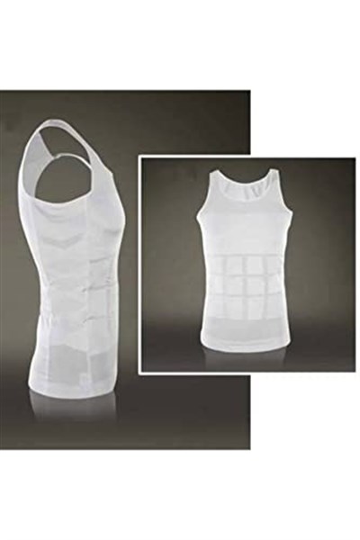 Karın Toparlayıcı Bel Ve Göğüs Toplayıcı Slim Fit Erkek Korse Atlet