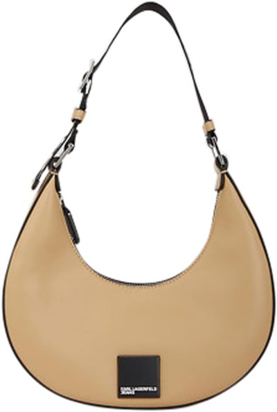 KARL LAGERFELD JEANS Bayan Box Logo Halfmoon Bag