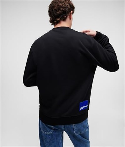 KARL LAGERFELD JEANS Erkek Klj Regular Logo Sweat Sweatshirt