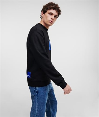 KARL LAGERFELD JEANS Erkek Klj Regular Logo Sweat Sweatshirt