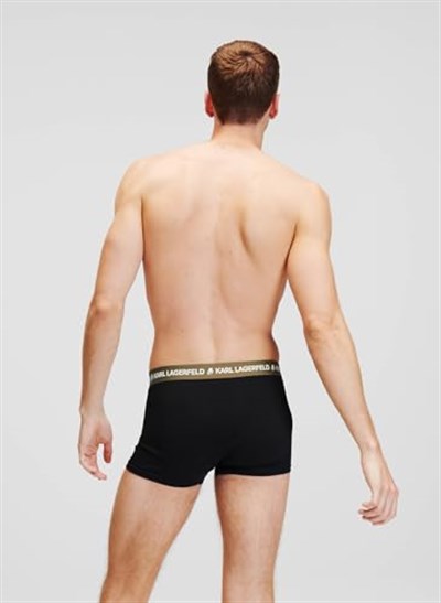KARL LAGERFELD Logo Gövde Colorband (X3) Trunks Erkekler