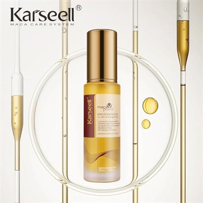Karseell Argan İçerikli Saç Bakım Yağı 50 ml Maca Özü Saç Bakım Yağı