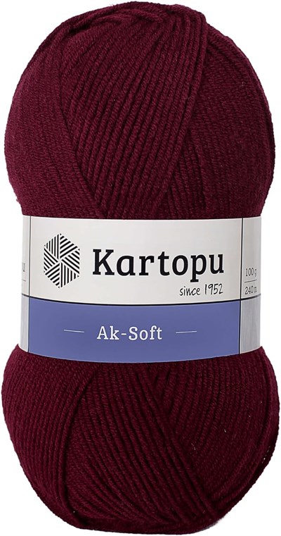 Kartopu Ak-Soft El Örgü İpliği 100 gr K992 Buz Gri