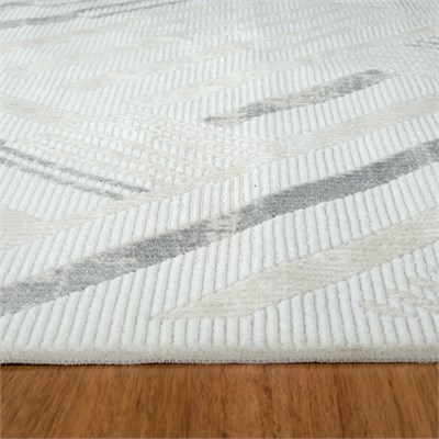 Kaşmir Halı 7/24 Elegante Lumina Grey 80x300 cm