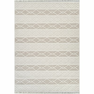 Kaşmir Halı 7/24 İskandinav Larus Beige 80x300 cm