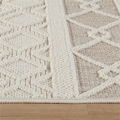 Kaşmir Halı 7/24 İskandinav Larus Beige 80x300 cm