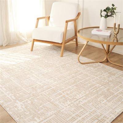 Kaşmir Halı 7/24 İskandinav Sten Bej 80x150 cm