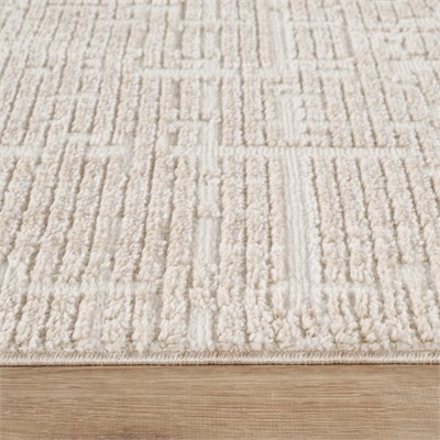 Kaşmir Halı 7/24 İskandinav Sten Bej 80x150 cm