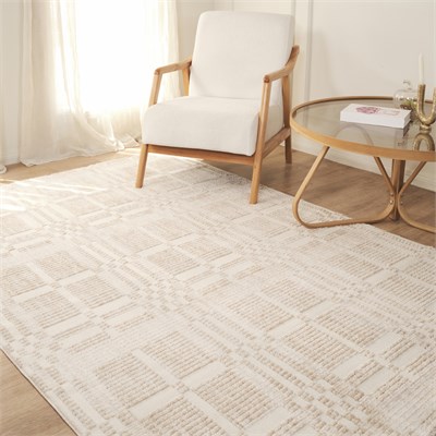 Kaşmir Halı 7/24 İskandinav Velar Bej 120x180 cm