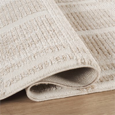 Kaşmir Halı 7/24 İskandinav Velar Bej 80x150 cm