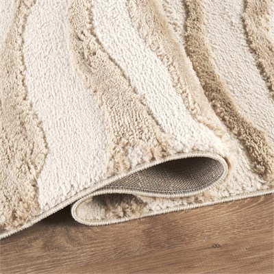 Kaşmir Halı 7/24 Plushy Meknes Bej 80x300 cm
