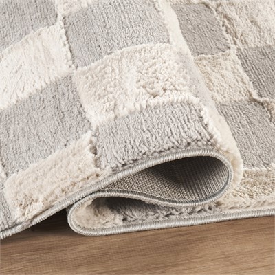 Kaşmir Halı 7/24 Plushy Todra Gri 120x180 cm