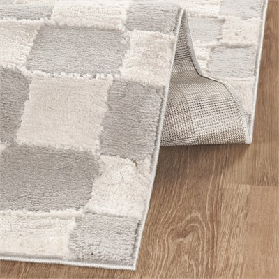 Kaşmir Halı 7/24 Plushy Todra Gri 80x150 cm