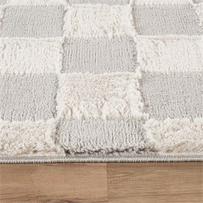 Kaşmir Halı 7/24 Plushy Todra Gri 80x300 cm