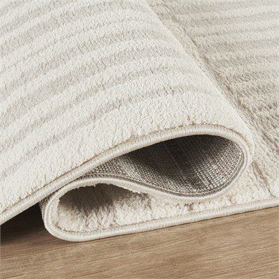 Kaşmir Halı 7/24 Plushy Tova Cream 80x300 cm