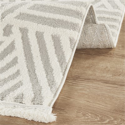 Kaşmir Halı 7/24 Plushy Tova Gray 80x150 cm