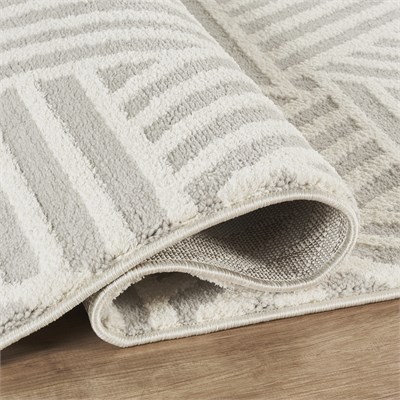 Kaşmir Halı 7/24 Plushy Tova Gray 80x150 cm