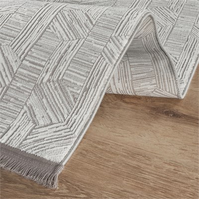 Kaşmir Halı 7/24 Sahara Sofline Aura Grey 50x80 cm