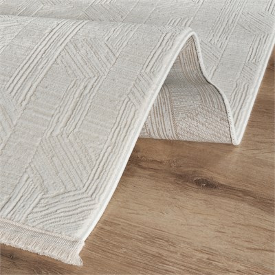 Kaşmir Halı 7/24 Sahara Softline Aura White 80x150 cm
