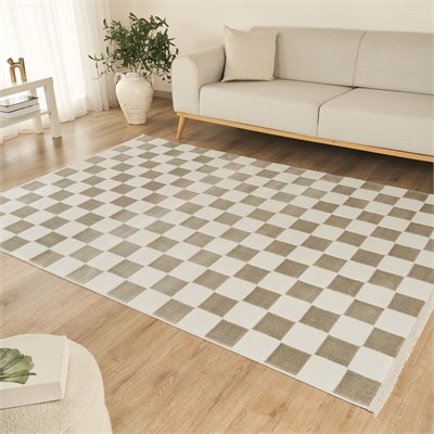 Kaşmir Halı 7/24 Sahara Softline Elen Beige 80x150 cm