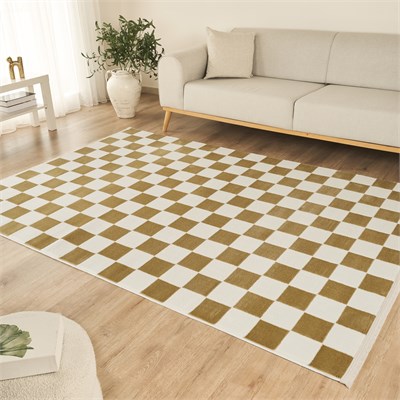 Kaşmir Halı 7/24 Sahara Softline Elen Gold 50x80 cm