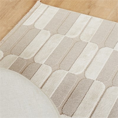 Kaşmir Halı İskandinav Otto Beige 160x230 cm
