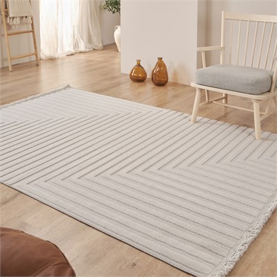 Kaşmir Halı İskandinav Rune Gray 80x150 cm