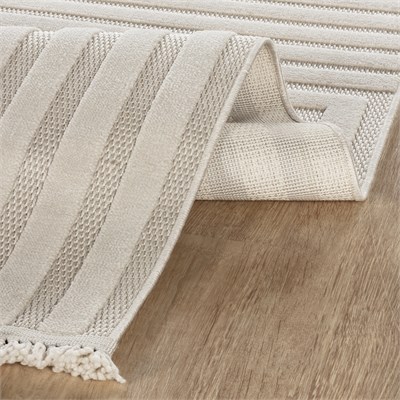 Kaşmir Halı İskandinav Rune White 50x80 cm