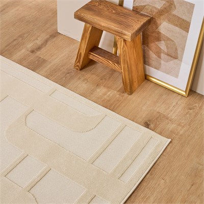 Kaşmir Halı İskandinav Tora White 50x80 cm