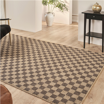 Kaşmir Halı Kilim Jüt Dorne Brown 120x180 cm