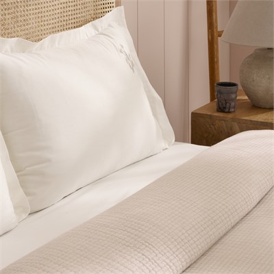 Kaşmir Home Alice Çift Kişilik Müslin Pike Takımı Bej