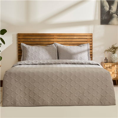 Kaşmir Home Greta Geometrik Yatak Örtüsü Takımı