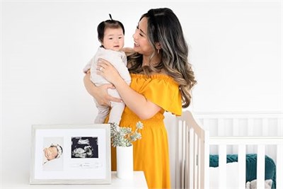Kate & Milo Rustik Bileklik ve Sonogram Çerçevesi, Ultrason Rustik Resim Çerçevesi, Yeni Ebeveyn Hediyesi, Bebek Duşu Hediyesi