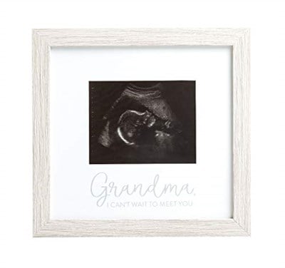 Kate & Milo Rustik Büyükanne Sonogram Resim Çerçevesi, Hamilelik Duyurusu, Ultrason Bebek Fotoğraf Çerçevesi, Cinsiyet-Nötr Bebek Hatıra Çerçevesi, Mas - Seçenekler: Rustik Ben ve Kız Kardeşim Çerçeve