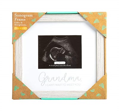 Kate & Milo Rustik Büyükanne Sonogram Resim Çerçevesi, Hamilelik Duyurusu, Ultrason Bebek Fotoğraf Çerçevesi, Cinsiyet-Nötr Bebek Hatıra Çerçevesi, Mas - Seçenekler: Rustik Ben ve Kız Kardeşim Çerçeve