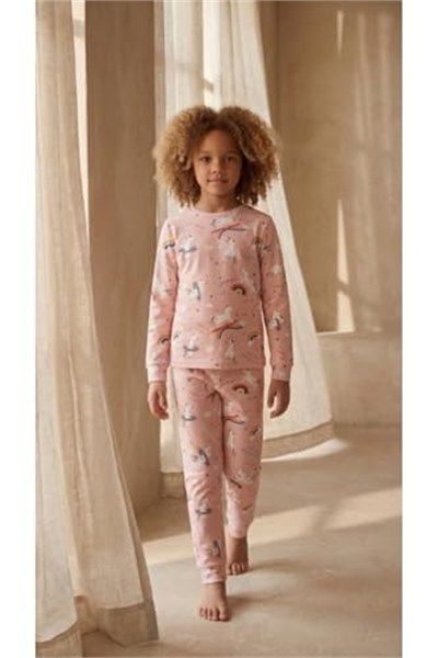 Katia & Bony Kız Çocuk Unicorn Pijama Takımı Pembe 9 Yaş, 12612E2007 - Seçenekler: 2 Yıl, 3 Yıl, 4 Yıl, 5 Yıl, 6 Yıl, 7 Yıl, 8 Yıl, 9 Yıl