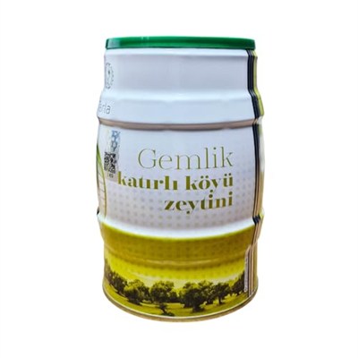 Katırlı Güney Tarla Gemlik Köyü Sofralık Siyah Zeytin 1 KG